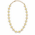 White Daisy Flower Choker Necklace for Women — product photo 1